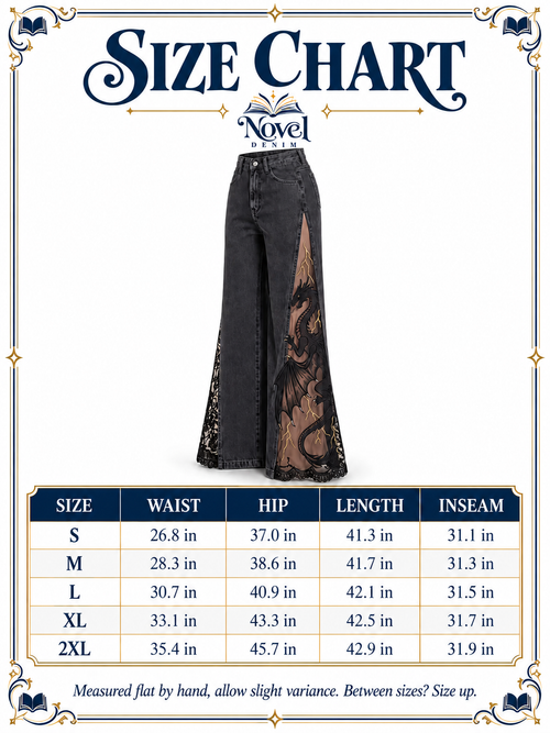 NovelDenim Lace-Slit Jeans